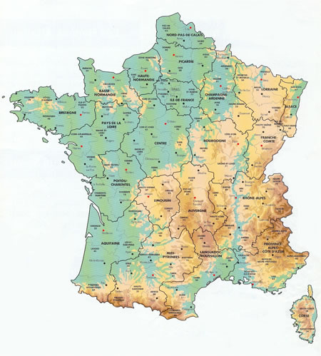 Map of France