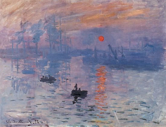 Claude MONET Impression sunrise