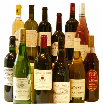 Wine bottles