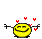 smiley hearts